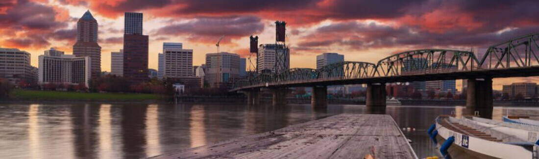 Portland docks Willamette River